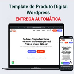 Loja Pronta Template Loja de Produto Digital 100% Editável 2025