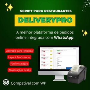 Script para Restaurantes DeliveryPRO 1.0 WordPress