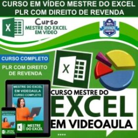 Curso Mestre Do Excel Em Vídeo + Plr Com Direito De Revenda